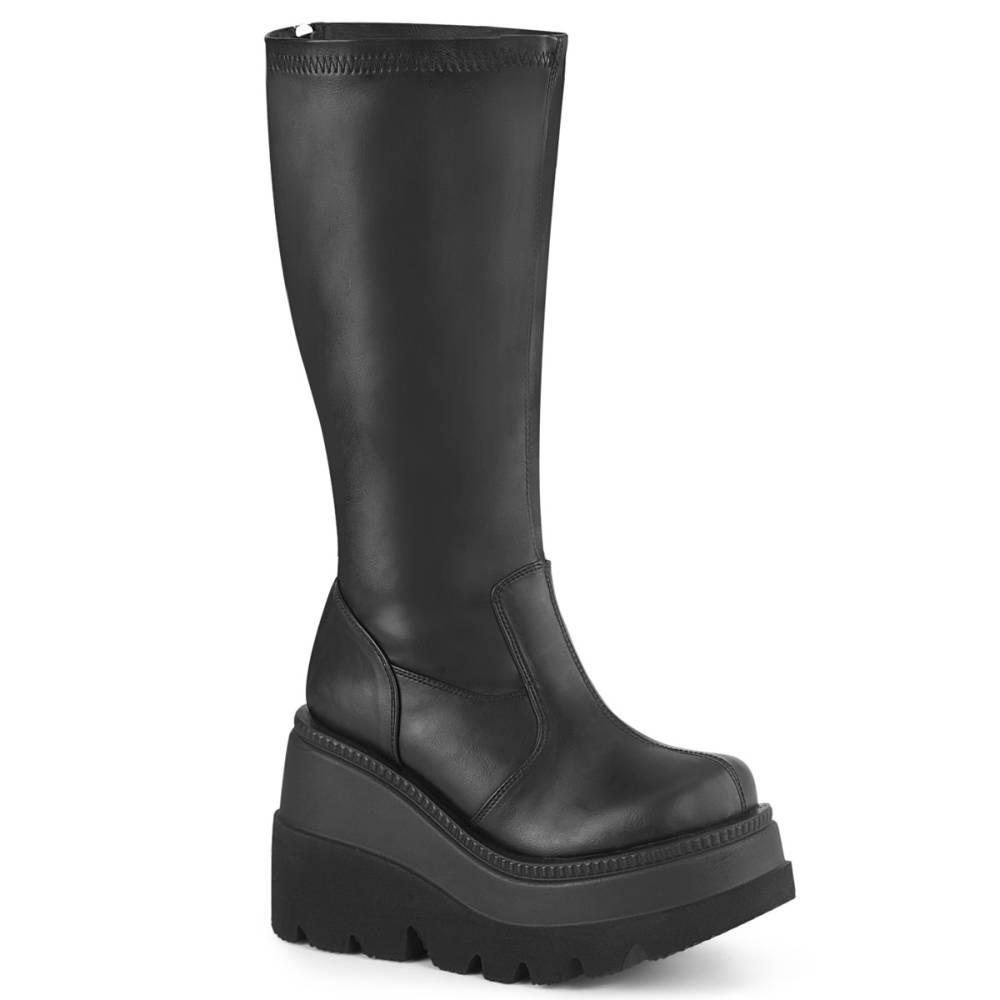 DemoniaCult - SHAKER65WC Platform Boots - Black
